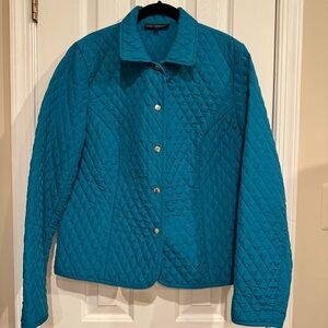 Briggs New York Blue Quilted Jacket
